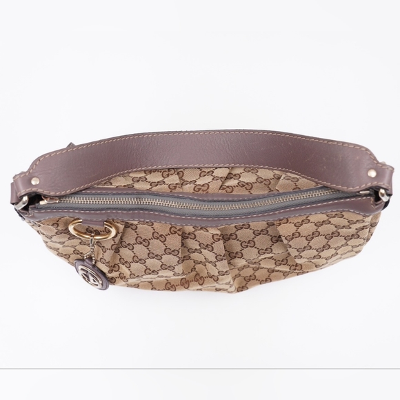 AF54❤️Gucci GG  Monogram Canvas Sukey hobo - Picture 11 of 15